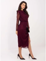 Sukienka IT SK model 21795553 ciemny fioletowy - FPrice