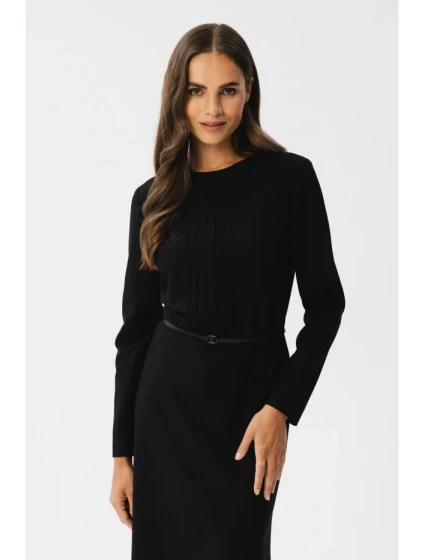 Šaty s předními  černé model 18882475 - STYLOVE