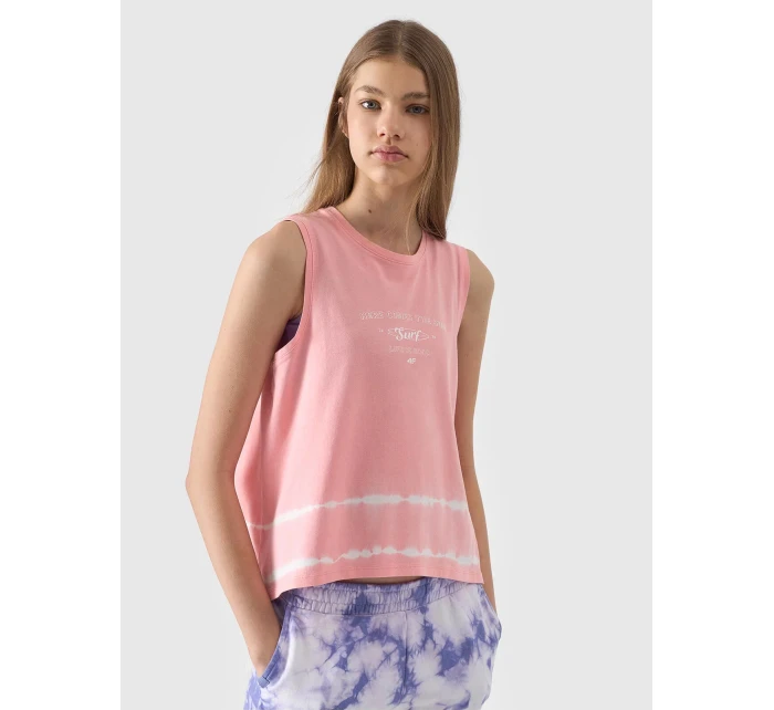 Dívčí top 4F - růžový Dívčí top 4F - růžový