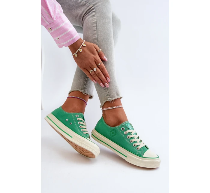 Dámské tenisky Big Star model 21654802 Zelené - Big Star Shoes Dámské tenisky Big Star model 21654802 Zelené - Big Star Shoes