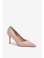 Dámské lodičky z eko kůže béžové model 21711389 - Boto