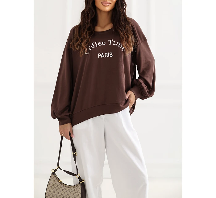 Bluza RV BL model 22084276 ciemny brązowy - FPrice