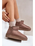 Dámské sněhule na platformě D.Franklin DFSH370010 Taupe Dámské sněhule na platformě D.Franklin DFSH370010 Taupe