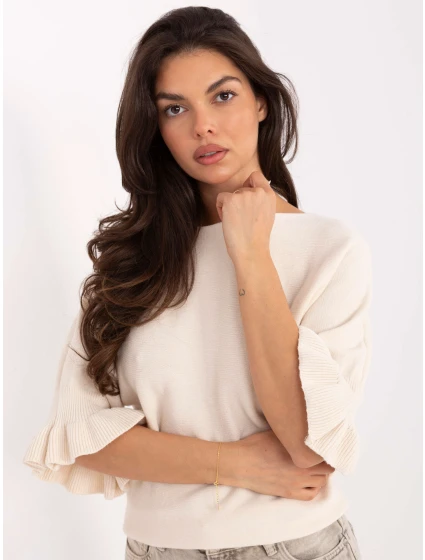 Jumper IT SW 99244.65 světle béžový