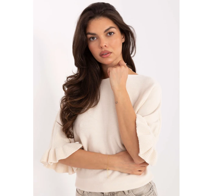 Jumper IT SW 99244.65 světle béžový