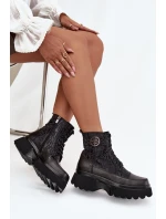 Dámské boty Artiker – černé, na platformě Dámské boty Artiker – černé, na platformě