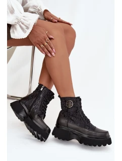 Dámské boty Artiker – černé, na platformě