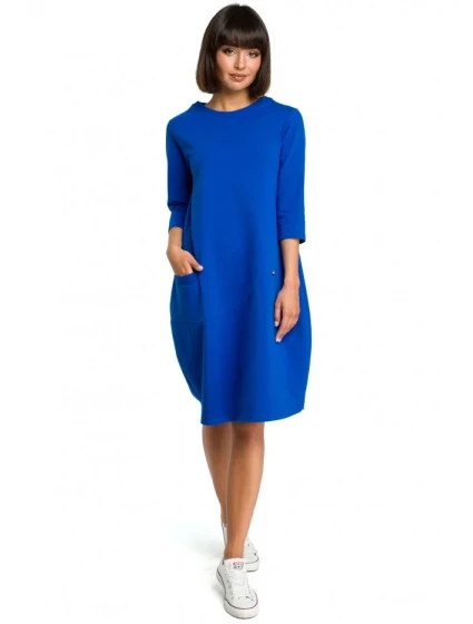 Dámské šaty B083 modrá - BEwear
