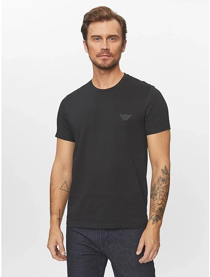 Pánské tričko  00020 černé  model 19009202 - Emporio Armani