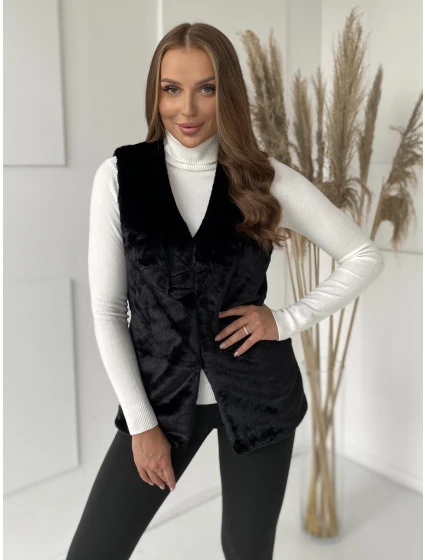 Dámská vesta YP KZ Černá model 21857557 - FPrice Dámská vesta YP KZ Černá model 21857557 - FPrice