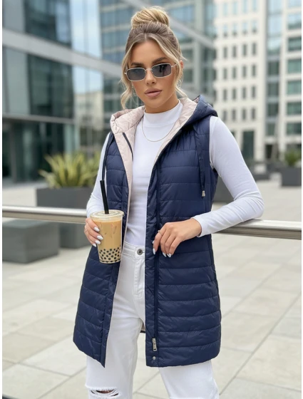 Kamizelka damska MELANI granatowa FashionStreet TY3415