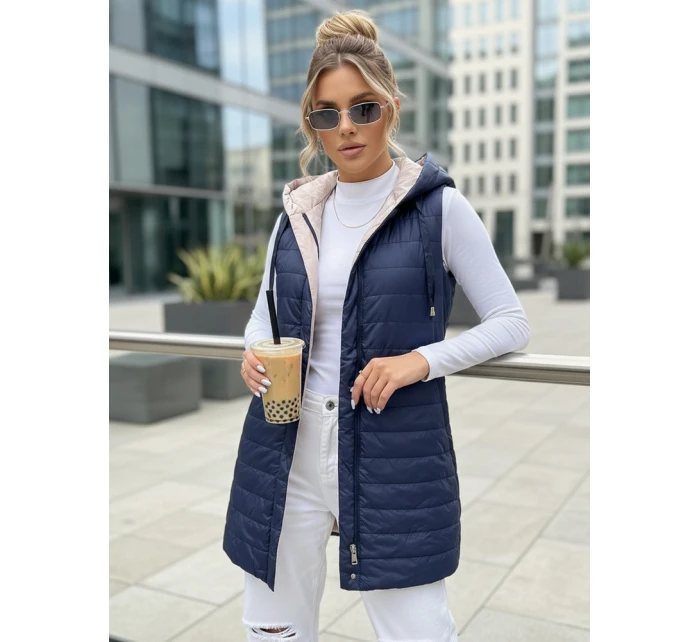 Kamizelka damska MELANI granatowa FashionStreet TY3415