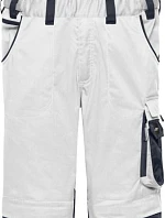 Daiber JN 1833 (42-60) Pracovní kalhoty s laclem - Strong 02.133M white/carbon