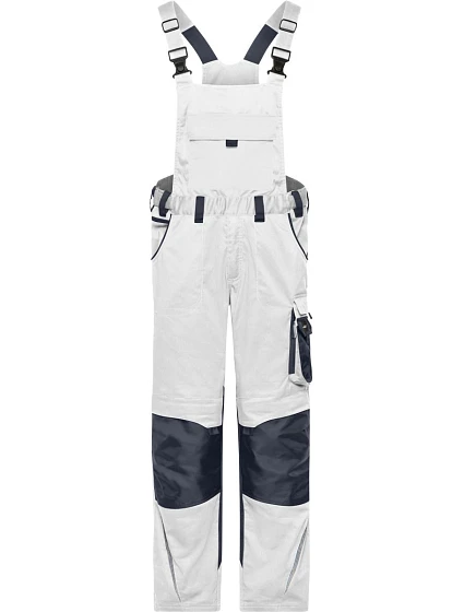 Daiber JN 1833 (42-60) Pracovní kalhoty s laclem - Strong 02.133M white/carbon Daiber JN 1833 (42-60) Pracovní kalhoty s laclem - Strong 02.133M white/carbon