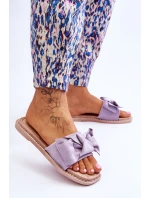 Semišové Dámské Pantofle S Mašlí model 21615000 - Boto