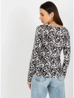 Dámská halenka LK BZ 509198 1.49P bílá a černá - FPrice