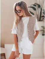 Dámské šortky NOT TOMORROW white Dstreet SY0450