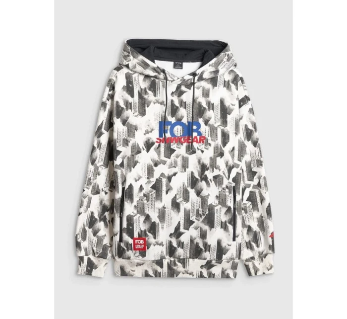 Pánská volná mikina s kapucí 4F 4FRAW25TSWSM2569-91A