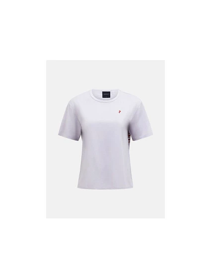 Dámské tričko PEAK PERFORMANCE W Trail Shortsleeve, šedá barva Dámské tričko PEAK PERFORMANCE W Trail Shortsleeve, šedá barva