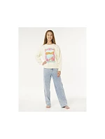 Dívčí mikina RIP CURL Sunshine Squad Crew-Girl, bílá Dívčí mikina RIP CURL Sunshine Squad Crew-Girl, bílá