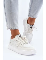 Dámské tenisky z ekokože bílé model 21648820 - Boto