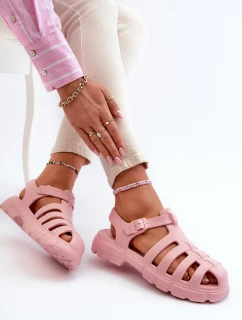 Dámské Pěnové Sandály Růžové model 21654480 - Boto