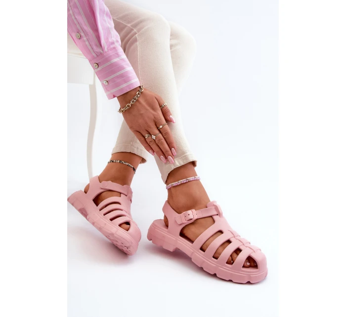 Dámské Pěnové Sandály Růžové model 21654480 - Boto Dámské Pěnové Sandály Růžové model 21654480 - Boto