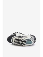 Kožené Dámské Sneakersy Na Platformě Big Star OO274A220 HI-POLY SYSTEM Bílá-Černá Kožené Dámské Sneakersy Na Platformě Big Star OO274A220 HI-POLY SYSTEM Bílá-Černá