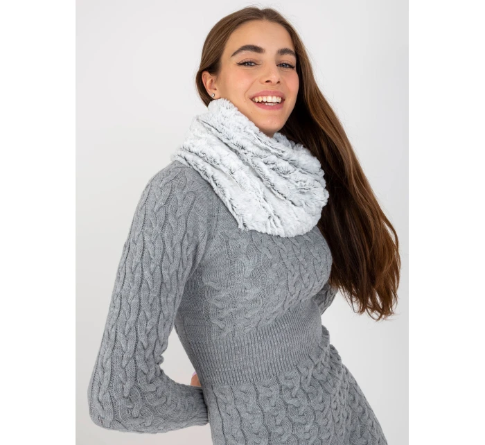 Tunelová šála AT KM model 21370601 bílá - FPrice Tunelová šála AT KM model 21370601 bílá - FPrice