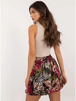 Spódnica DHJ SD czarno czerwony model 22188180 - FPrice Spódnica DHJ SD czarno czerwony model 22188180 - FPrice