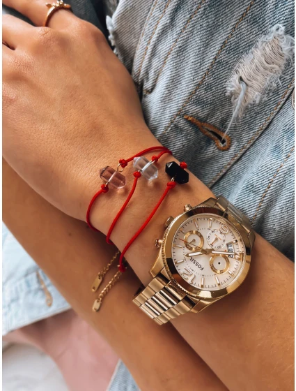 FashionStreet CRISTAL červený náramek LY0058