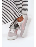 Dámské Tenisky Na Platformě Šedé model 21694948 - Boto Dámské Tenisky Na Platformě Šedé model 21694948 - Boto