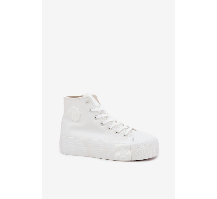 Dámské Tenisky Na Platformě Big Star model 21695254 Bílé - Big Star Shoes Dámské Tenisky Na Platformě Big Star model 21695254 Bílé - Big Star Shoes