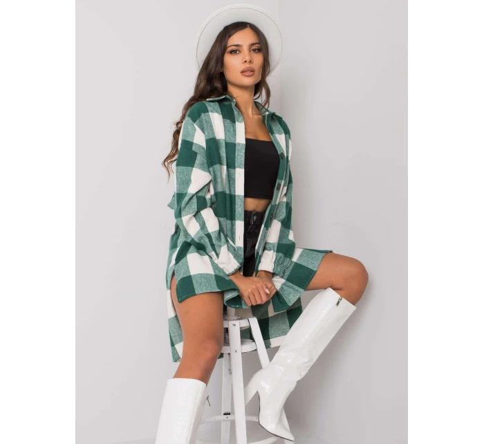 Košile EM KS 180.19X bílá a zelená