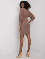 RV šaty SK 6079.65 světle hnědé RV šaty SK 6079.65 světle hnědé