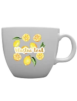 Personalizovaný MEGA XXL keramický hrnek 1 000 ml s letním ovocem