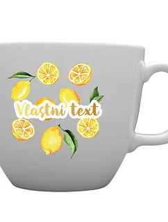 Personalizovaný MEGA XXL keramický hrnek 1 000 ml s letním ovocem