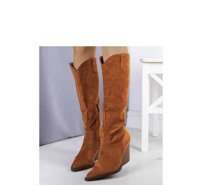 Kozačky na podpatku model 204847 Solea Kozačky na podpatku model 204847 Solea