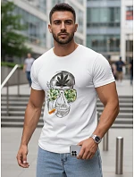 FashionStreet pánské bílé tričko RX4922