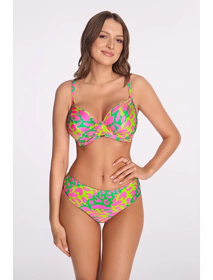 Spodní díl plavek Ava SF 247/5 Brazilian Neon Safari S-3XL