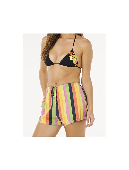 Szorty damskie RIP CURL Neon Stripe Beach Short multikolor dámské