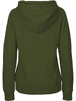O Dámská mikina s kapucí z bio bavlny military model 22505909 - Neutral O Dámská mikina s kapucí z bio bavlny military model 22505909 - Neutral