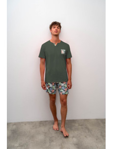 Vamp - Pohodlné dvoudílné pánské pyžamo 16670 - Vamp