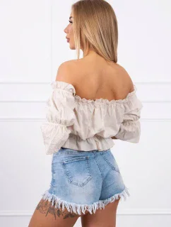 Španělská halenka béžová