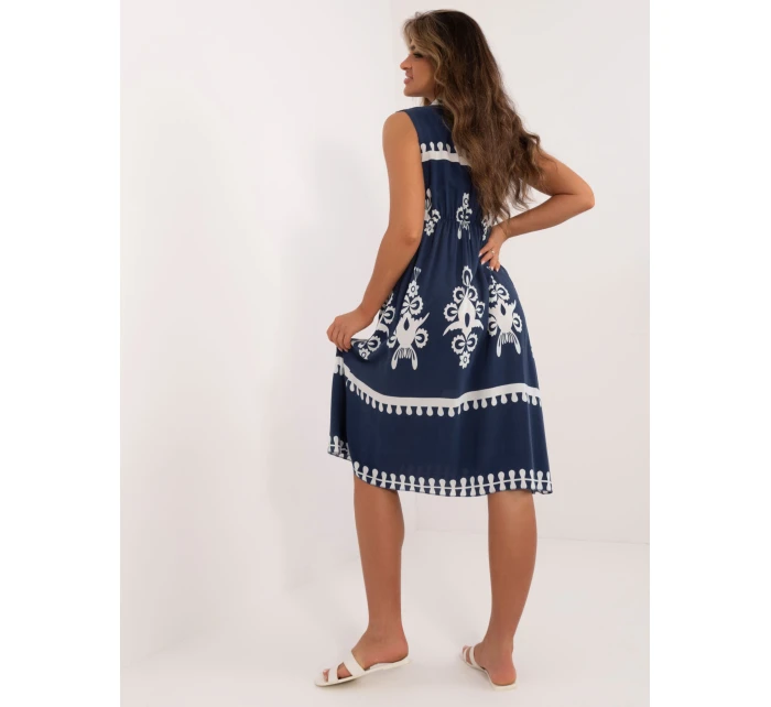 Šaty DHJ SK 12616.13 tmavě modré