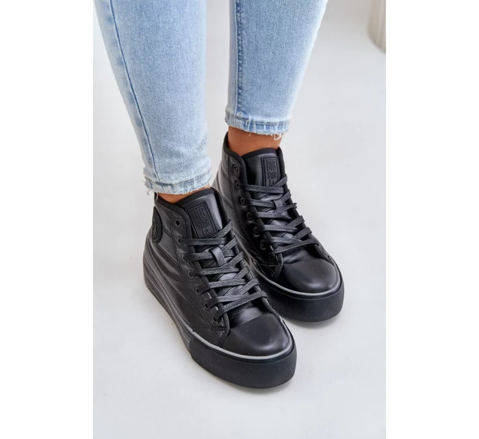 Zateplené Dámské Tenisky Na Platformě Černé Zateplené Dámské Tenisky Na Platformě Černé