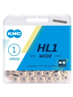 Řetěz KMC HL1 široký 100 článků stříbrný BOX