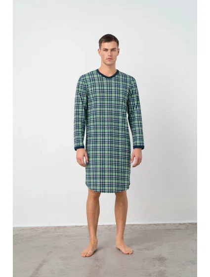 Pohodlná pánská noční košile model 17659240 - Vamp Pohodlná pánská noční košile model 17659240 - Vamp