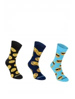 Duhové Ponožky Emotikony Smiley Sadness Brainy 3 Páry Duhové Ponožky Emotikony Smiley Sadness Brainy 3 Páry