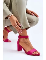 Dámské Sandály Na Podpatku Fuchsie Lexi Dámské Sandály Na Podpatku Fuchsie Lexi